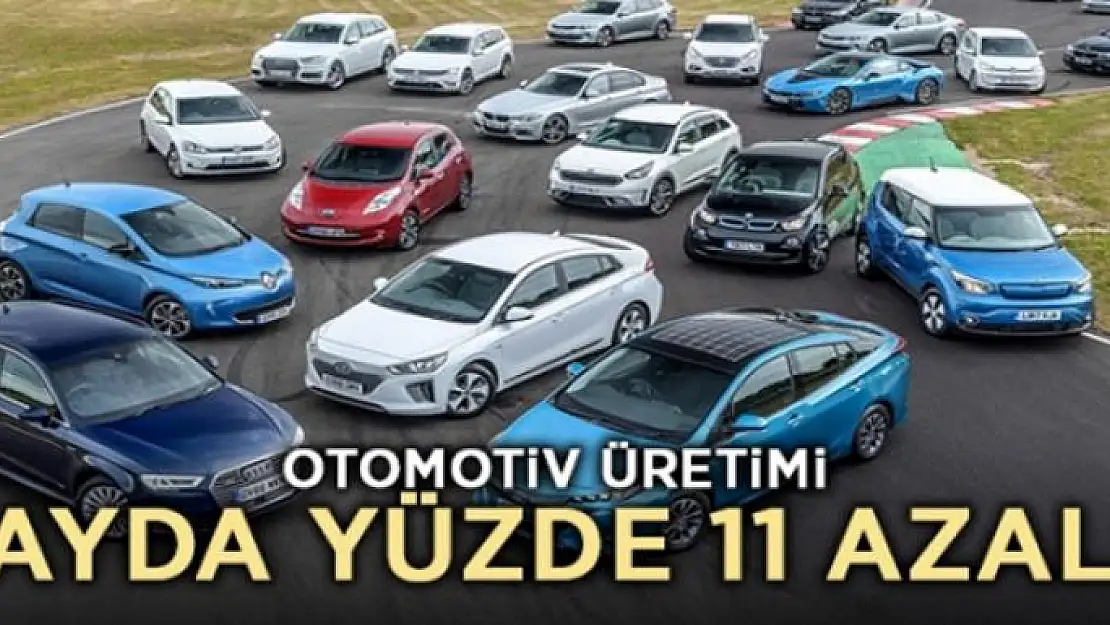 Otomotiv üretimi 8 ayda yüzde 11 azaldı