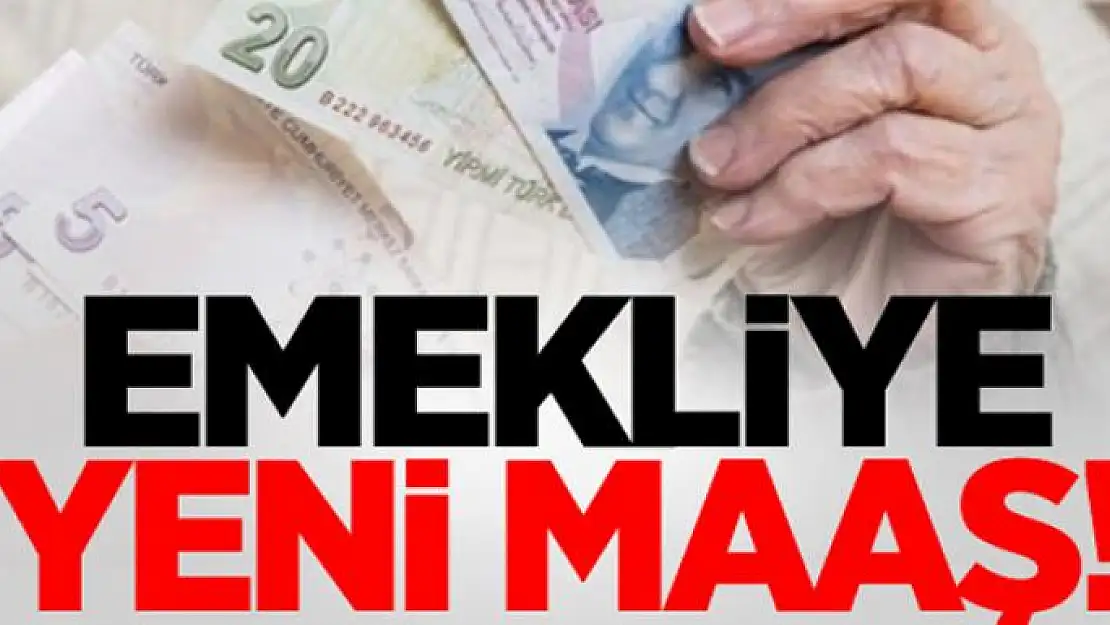 Emekliye yeni maaş 