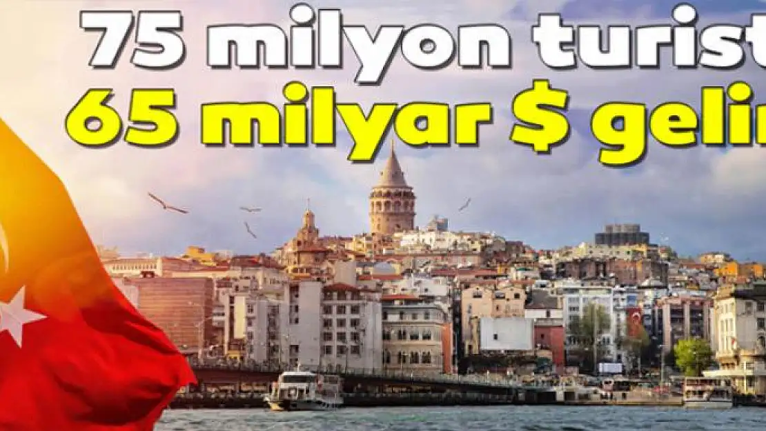 Turizmde hedef 75 milyon turist 