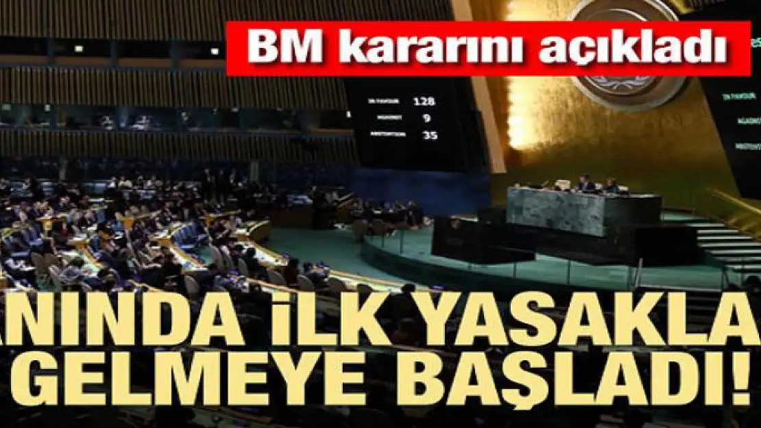 BM kararını açıkladı! İlk yaptırımlar gelmeye başladı