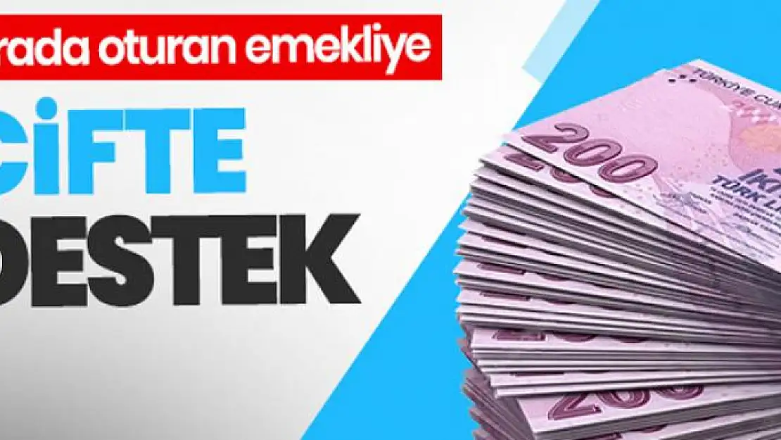 Emekliye çifte destek