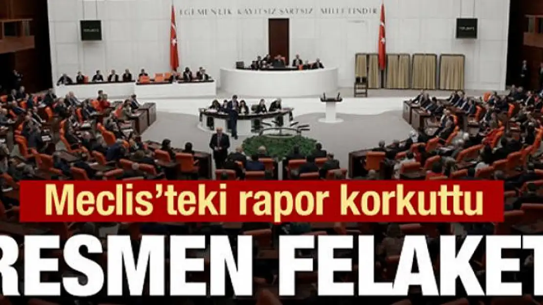 Meclis'teki rapor korkuttu! Resmen felaket