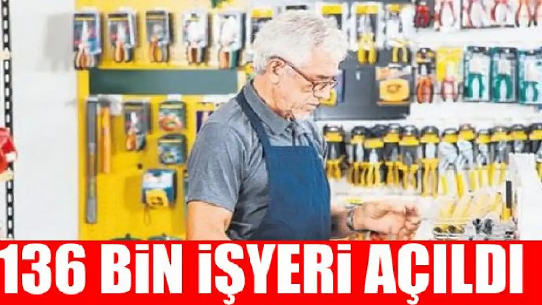 7 ayda 136 bin işyeri açıldı 