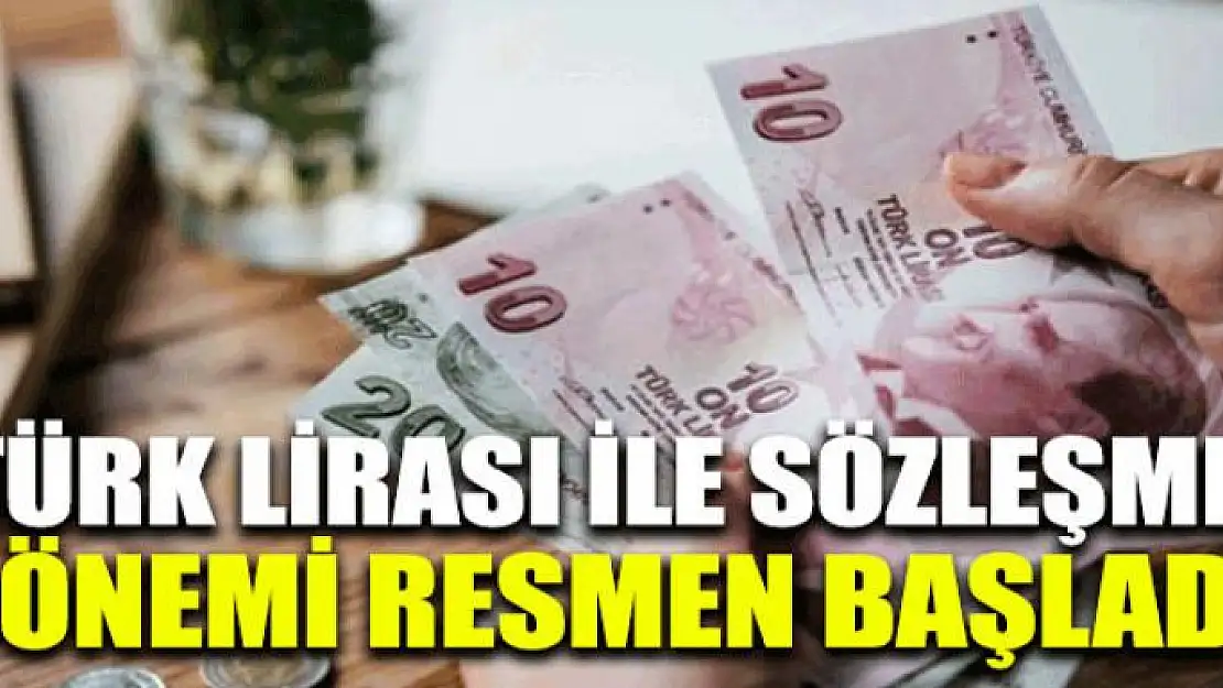 Türk lirası dönemi başladı 