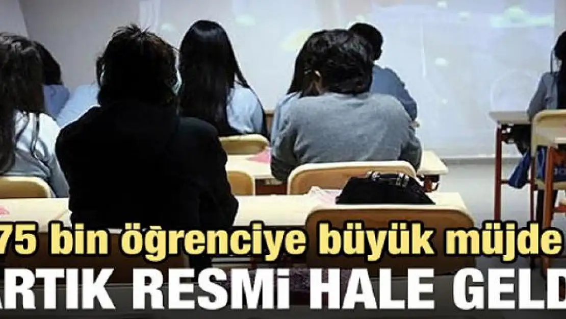 75 bin öğrenci ilk kez özel okul teşviği alacak