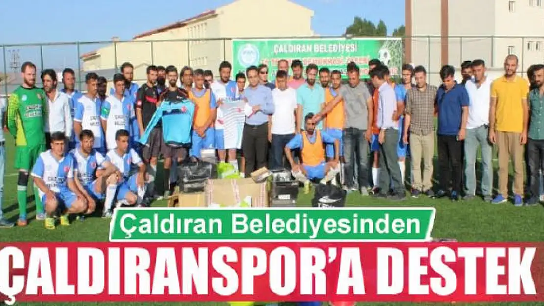 Çaldıran Belediyesinden Çaldıranspor'a destek