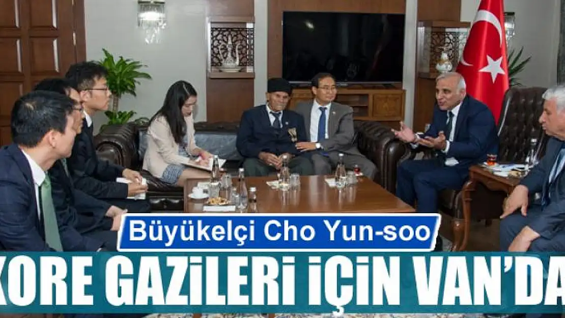 Büyükelçi Cho Yun-soo, Kore gazileri için Van'da