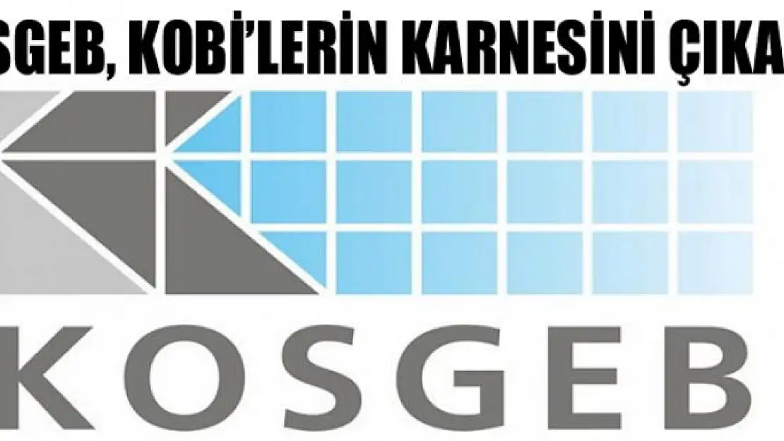 KOSGEB, KOBİ'lerin karnesini çıkardı