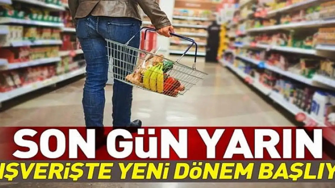 Alışverişte paralı poşet dönemi başlıyor! Son gün yarın 