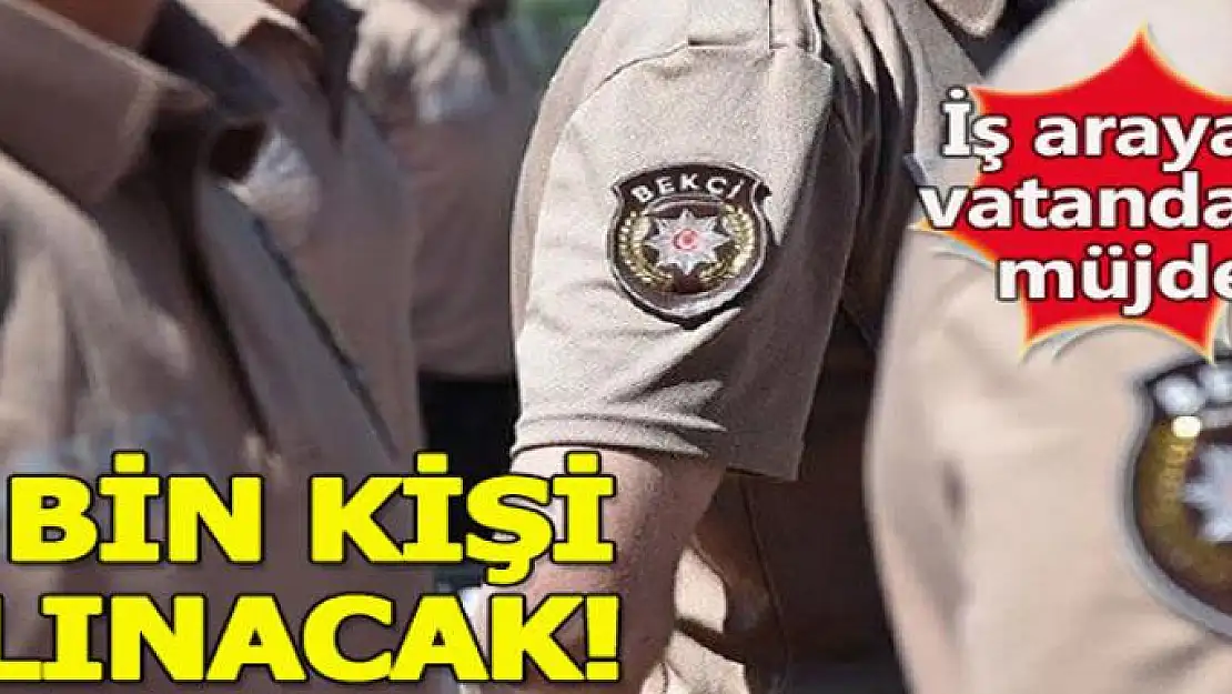 8 bin bekçi alımı ne zaman yapılacak?