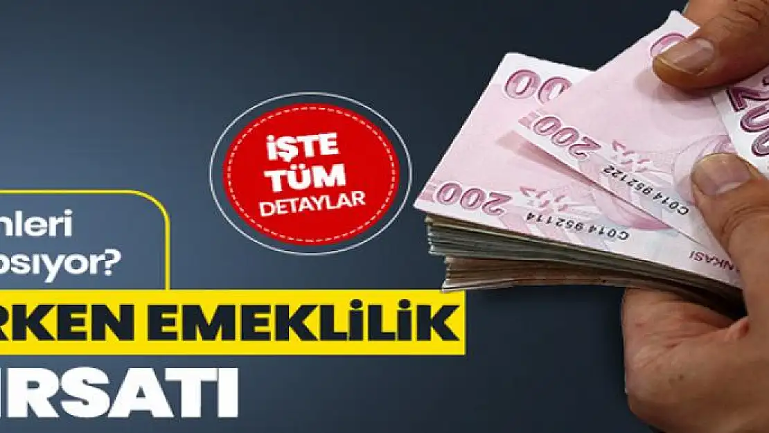 Vergi kaydıyla erken emeklilik