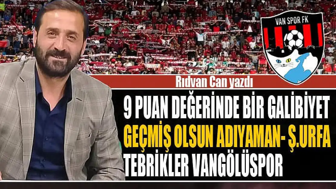 '9 PUAN DEĞERİNDE BİR GALİBİYET'