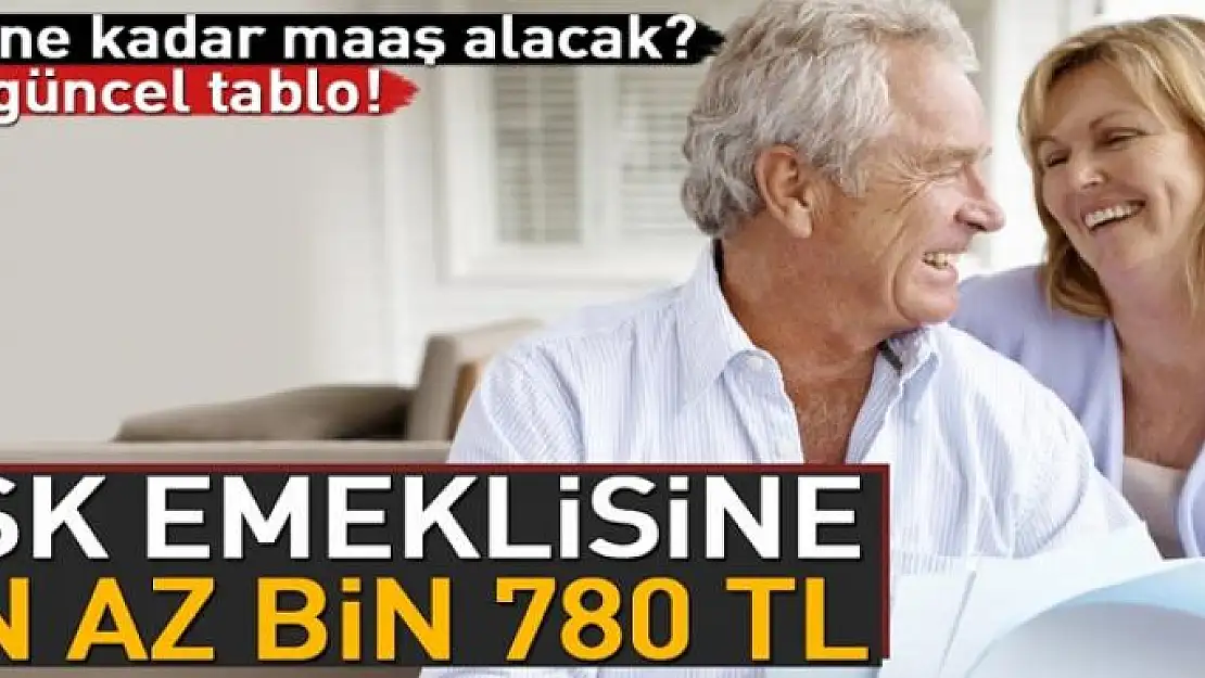 Ssk emeklisine en az bin 780 