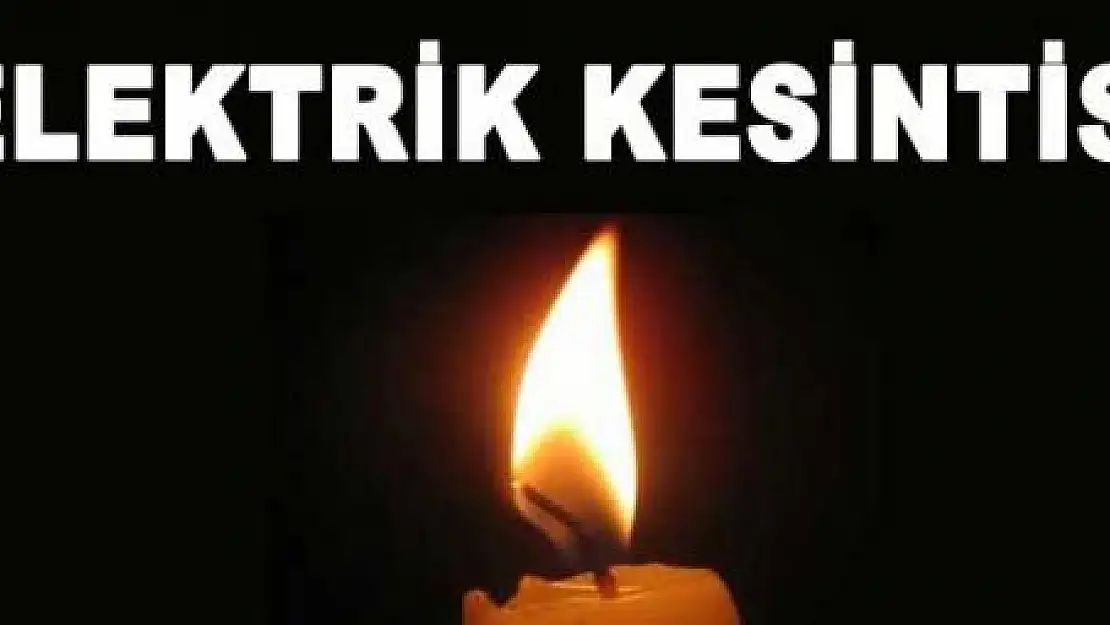 ELEKTRİK KESİNTİSİ UYGULANACAK