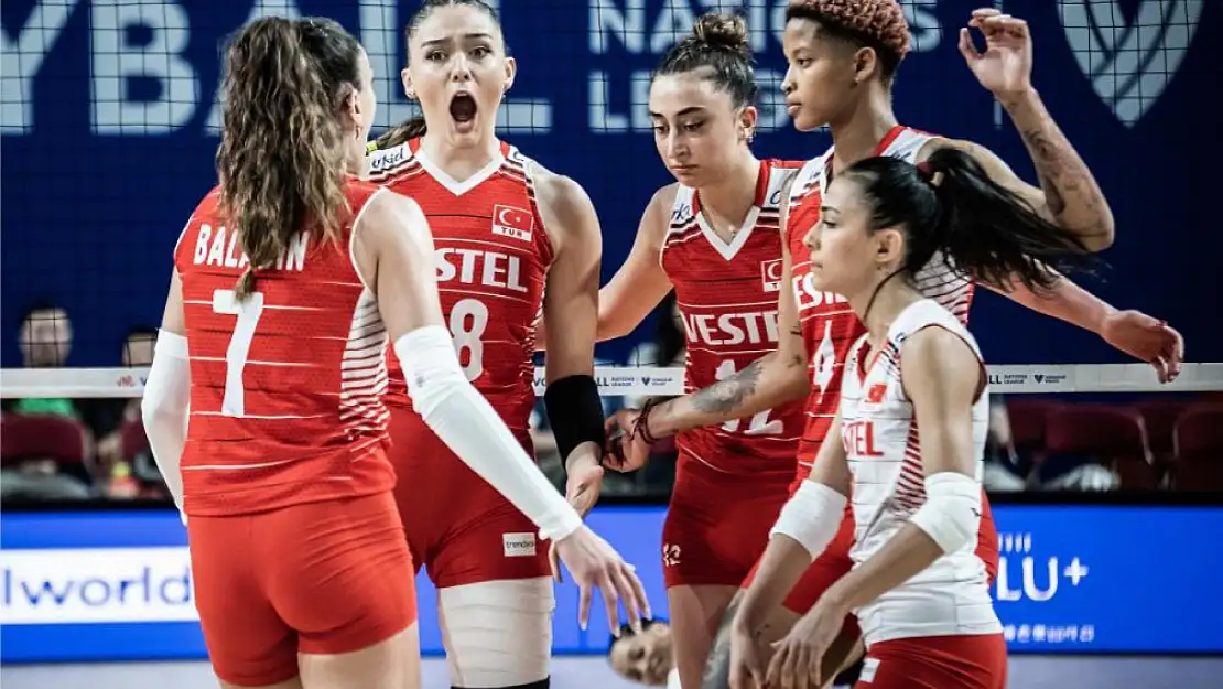 A Milli Kadın Voleybol Takımı, Dominik Cumhuriyeti'ni 3-1 mağlup etti