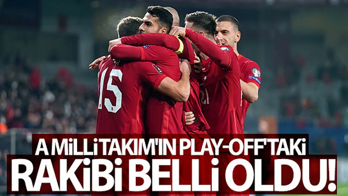 A Milli Takım'ın Play-Off'taki rakibi belli oldu!