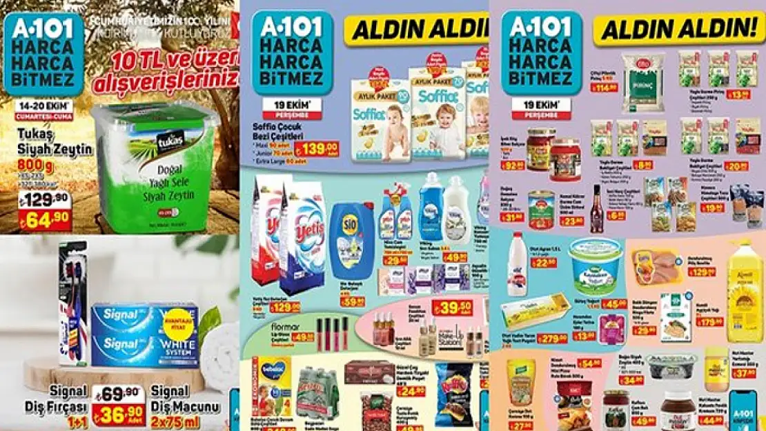 A101 marketlerinde müthiş indirimler