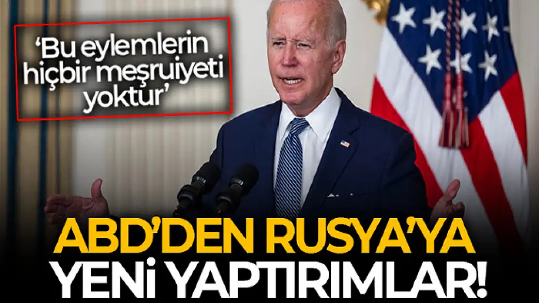 ABD'den Rusya'ya yeni yaptırımlar