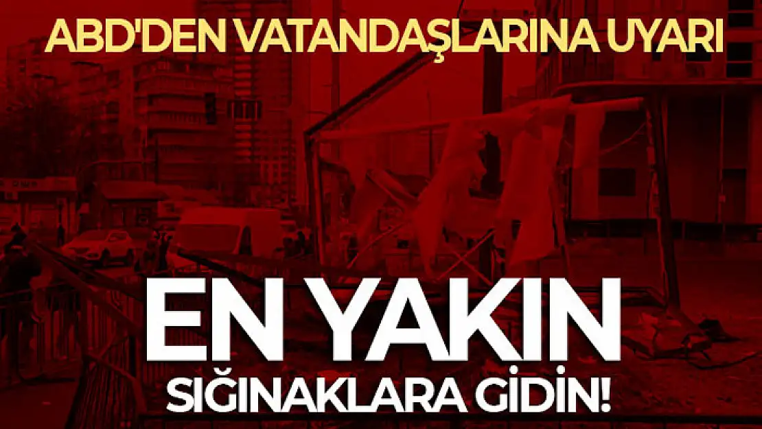 ABD'nin Ukrayna Büyükelçiliği, ülkedeki ABD'lilere en yakın sığınakları bulmaları yönünde uyardı