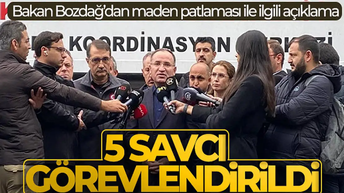 Adalet Bakanı Bozdağ: '5 cumhuriyet savcımız olayın tahkikatını sürdürmektedir'