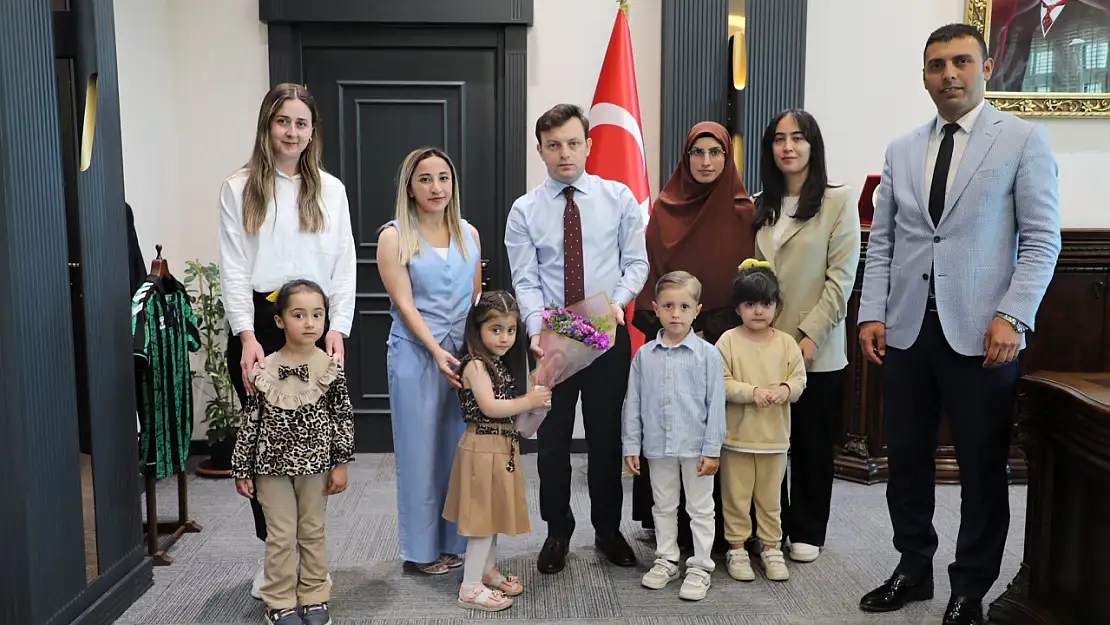 ADEM öğrencilerinden Kaymakam'a ziyaret