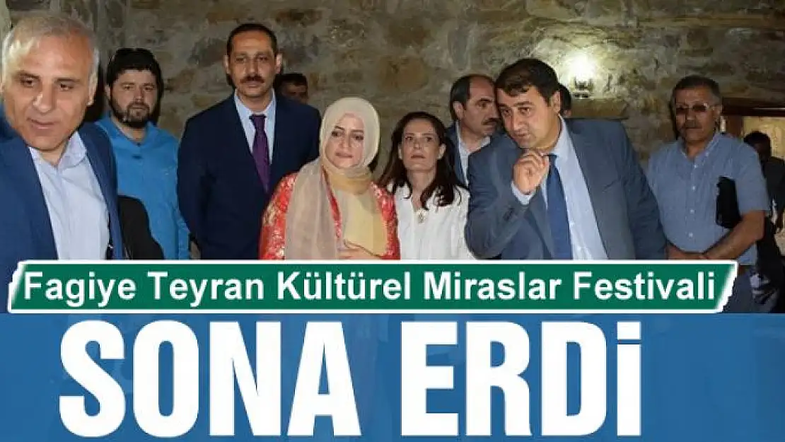 Fagiye Teyran Kültürel Miraslar Festivali sona erdi