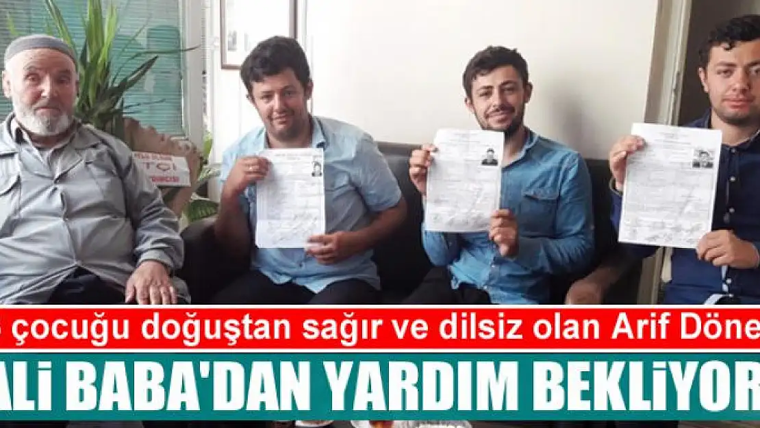 VALİ BABA'DAN YARDIM BEKLİYORUZ