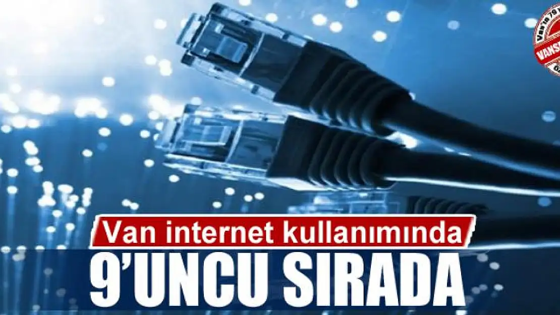 Van internet kullanımında 9'uncu sırada