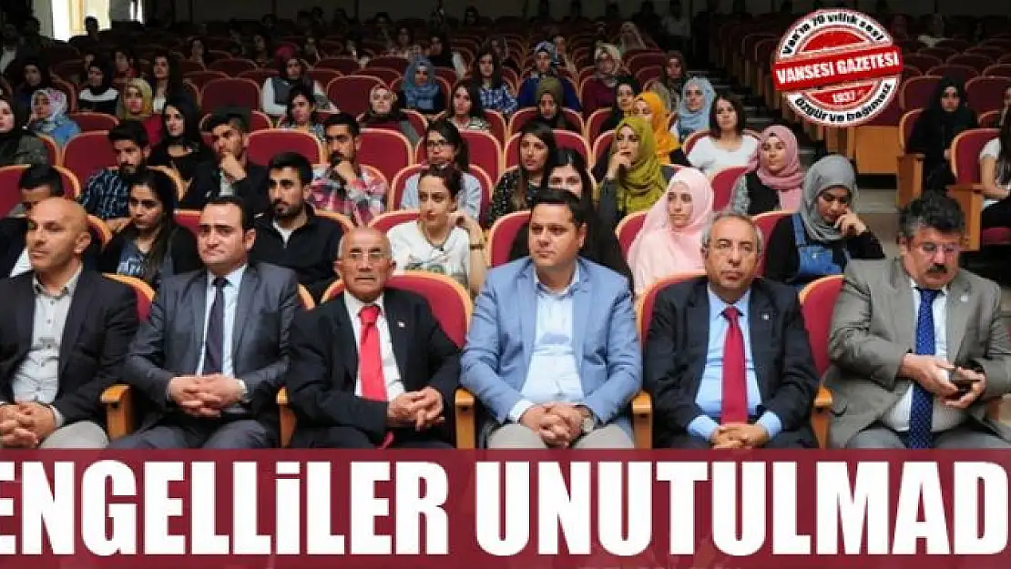 Engelliler unutulmadı