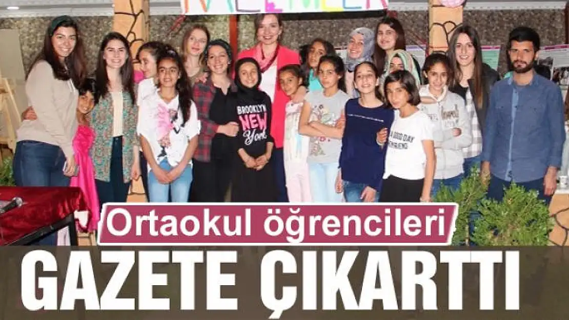 Ortaokul öğrencileri gazete çıkarttı