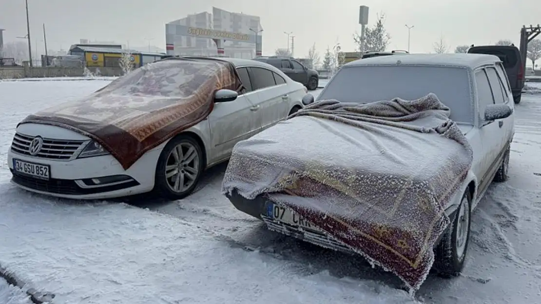 Ağrı'da dondurucu soğuklar hayatı olumsuz etkiliyor