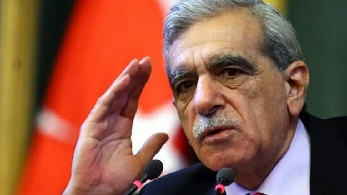 HDP'li Ahmet Türk'ten  Flaş Açıklama