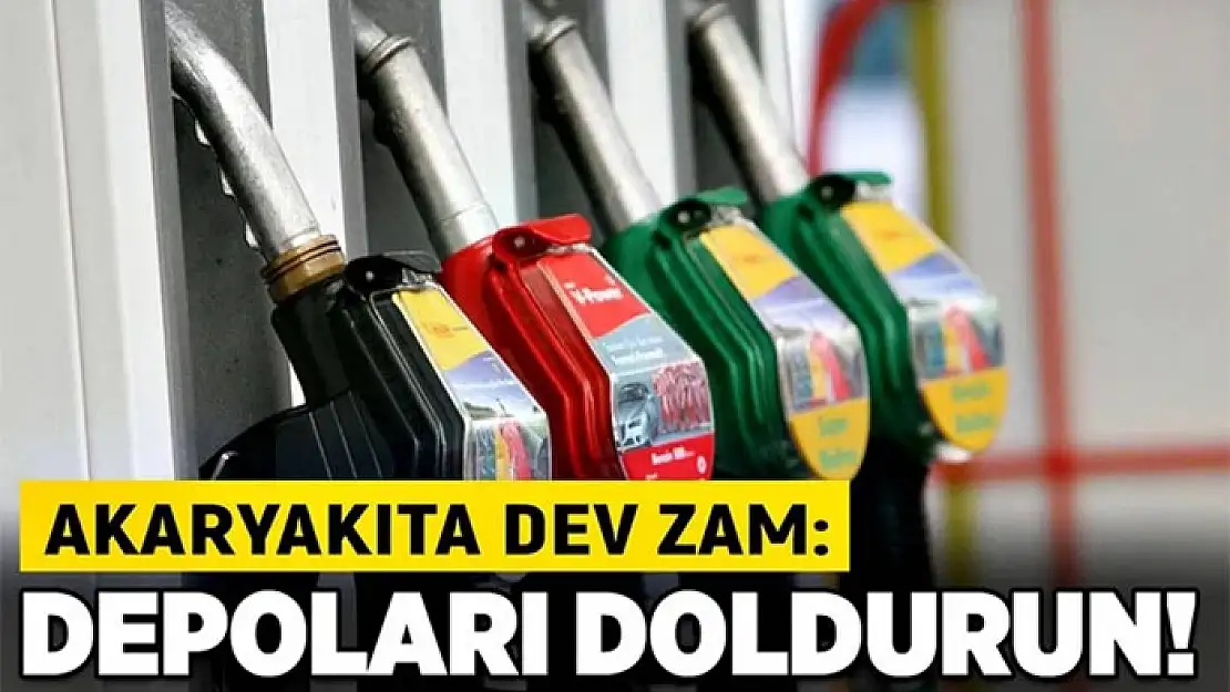 Akaryakıta şimdi de ÖTV darbesi