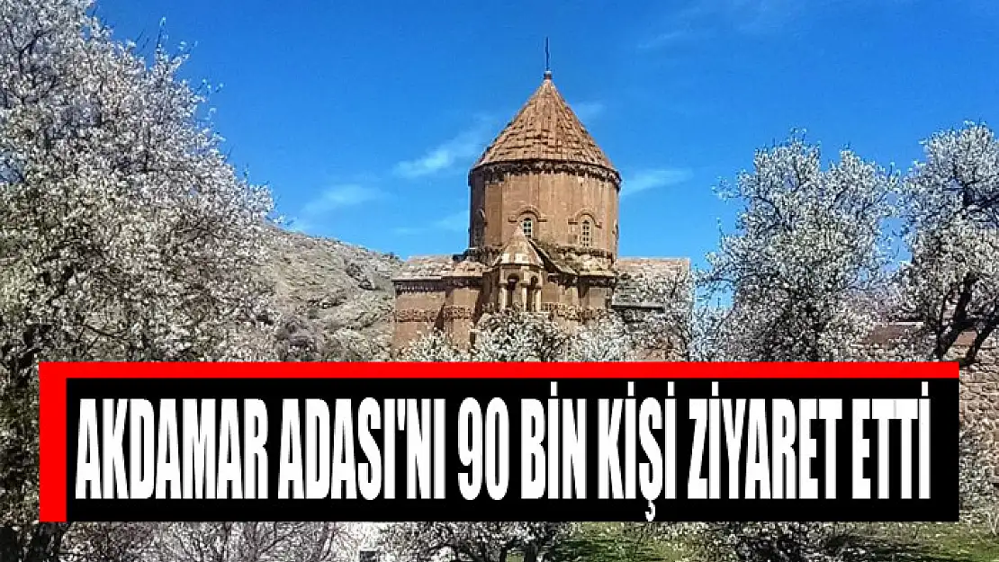 Akdamar Adası'nı 90 bin kişi ziyaret etti