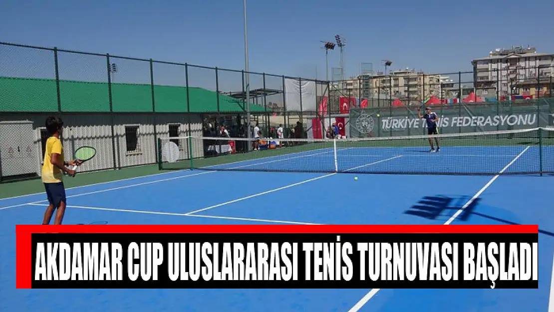 AKDAMAR CUP ULUSLARARASI TENİS TURNUVASI BAŞLADI