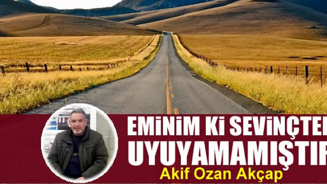 Eminim ki Sevinçten Uyuyamamıştır