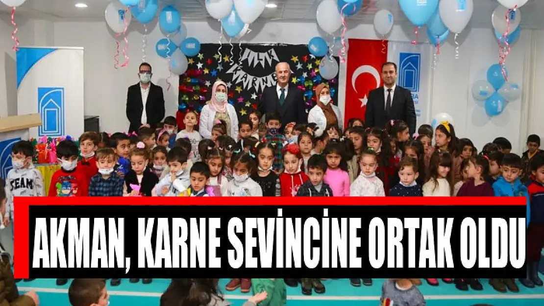 Akman, karne sevincine ortak oldu