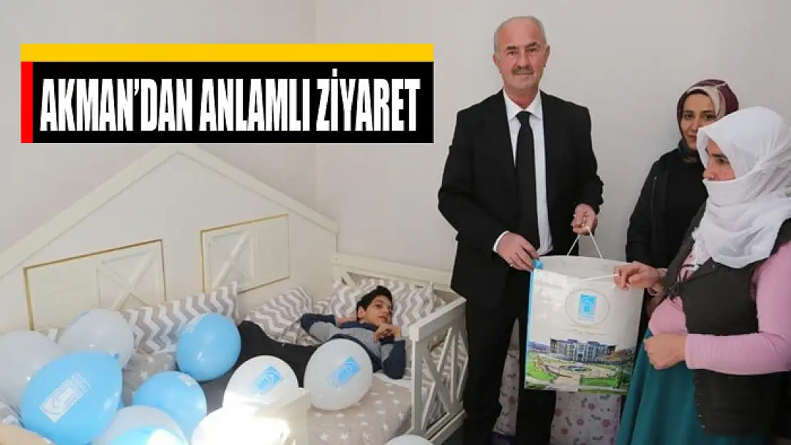 Akman'dan özel gereksinimli bireylere ziyaret