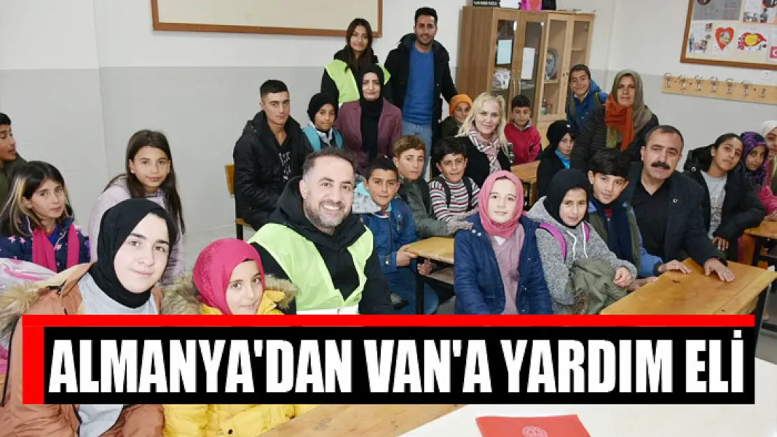 ALMANYA'DAN VAN'A YARDIM ELİ