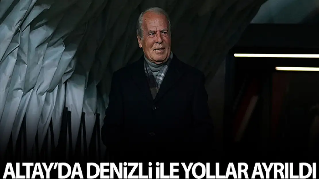 Altay, Teknik Direktör Mustafa Denizli ile yollarını ayırdı