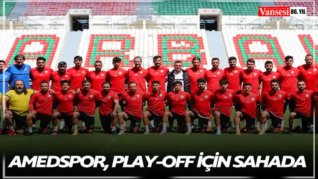 Amedspor, play-off için sahada