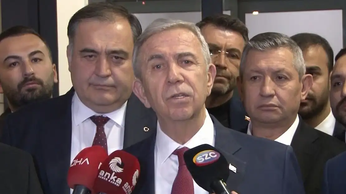 Ankara Büyükşehir Belediye Başkanı Mansur Yavaş: 'Hakkımda herhangi bir soruşturma yok'