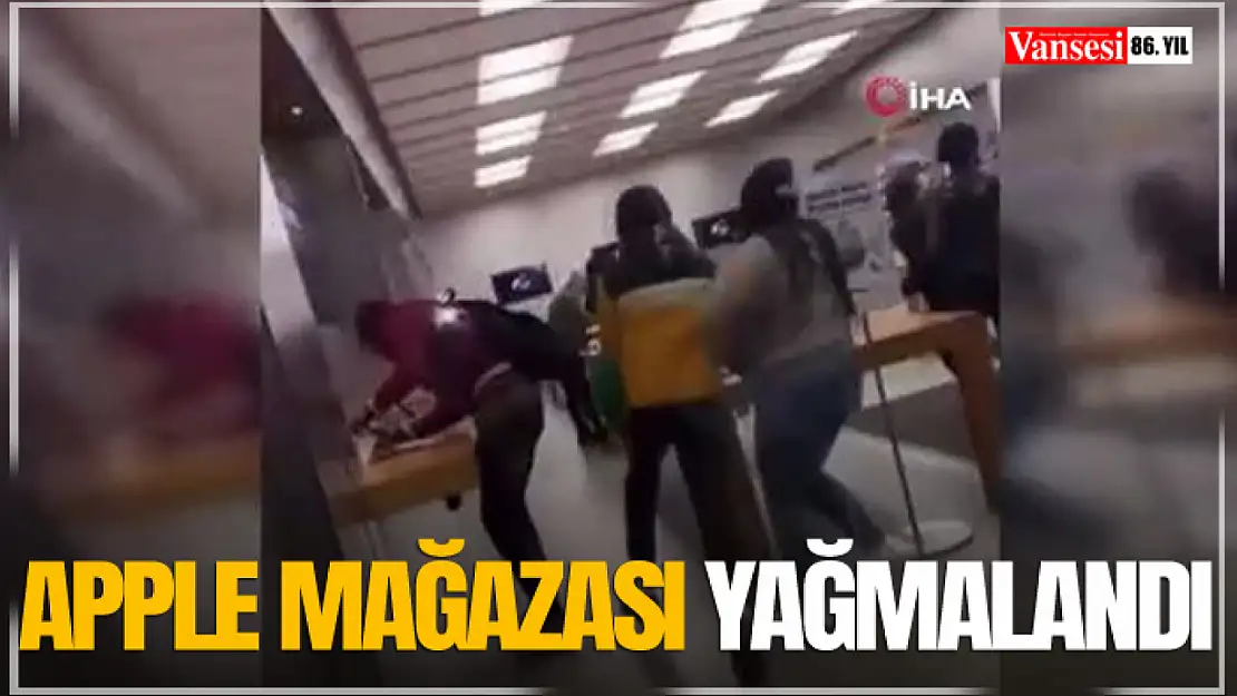 Apple mağazası yağmalandı