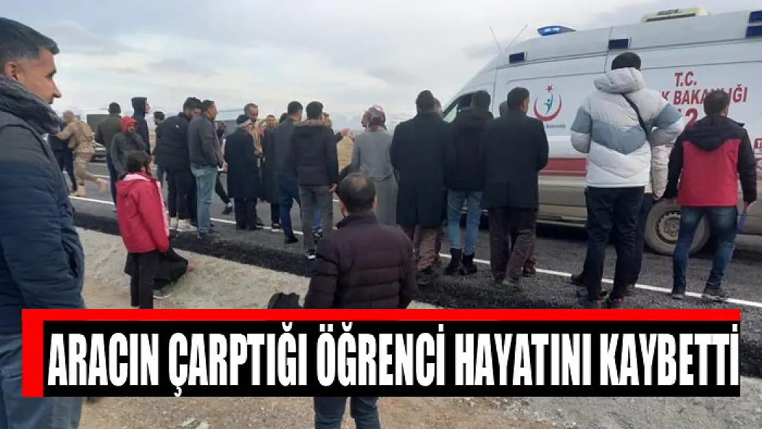 Aracın çarptığı öğrenci hayatını kaybetti