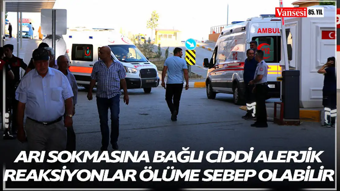 Arı sokmasına bağlı ciddi alerjik reaksiyonlar ölüme sebep olabilir