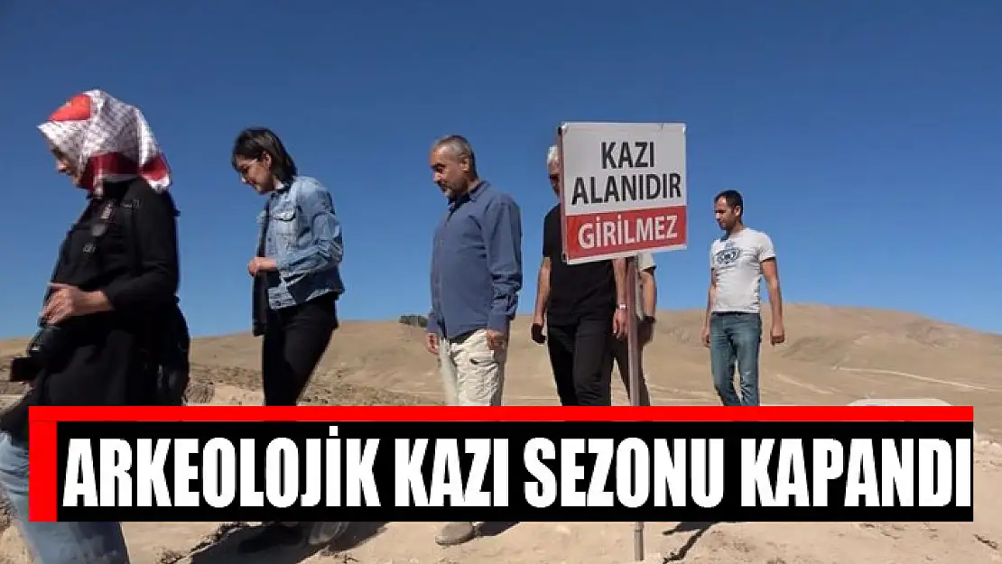 Arkeolojik kazı sezonu kapandı