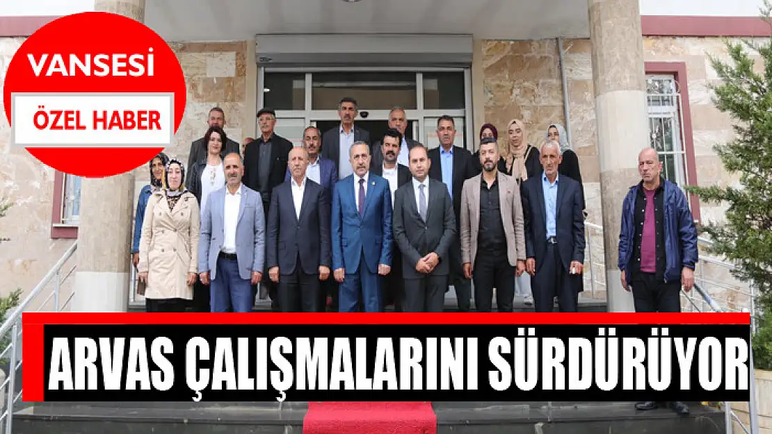 Arvas çalışmalarını sürdürüyor