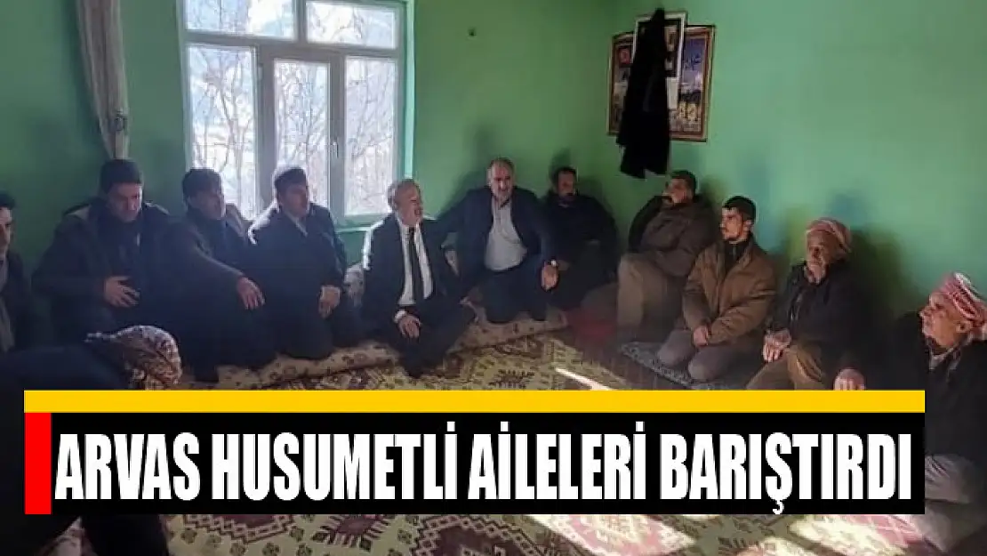 Arvas husumetli aileleri barıştırdı