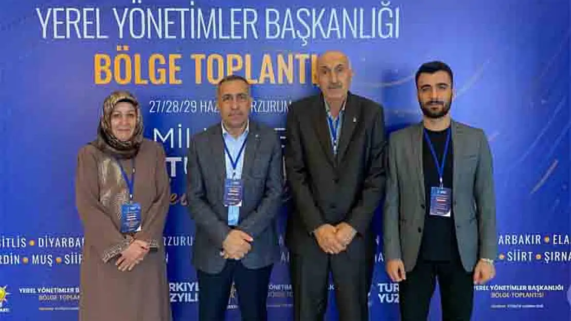 Arvas ve Şevgin, AK Parti Yerel Yönetimler Bölge Toplantısı'na katıldı
