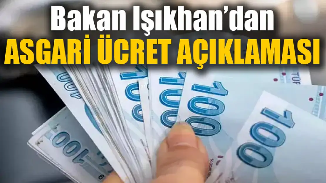 Asgari ücret açıklaması!